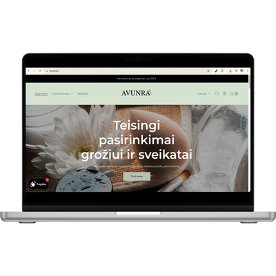 Dropshipping elektroninė parduotuvė AVUNRA.LT