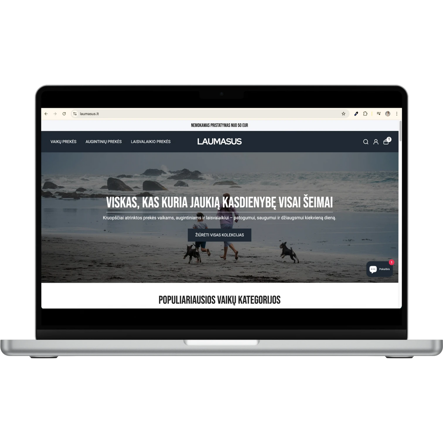 Dropshipping online store LAUMASUS.LT