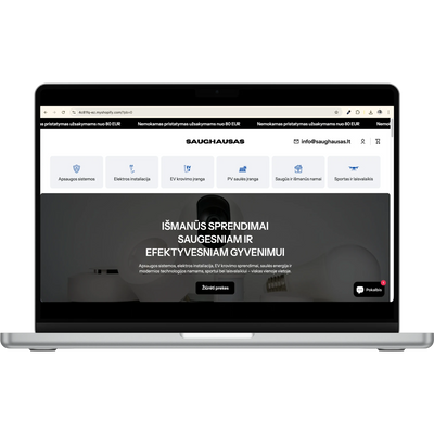 Dropshipping elektroninė parduotuvė SAUGHAUSAS.LT